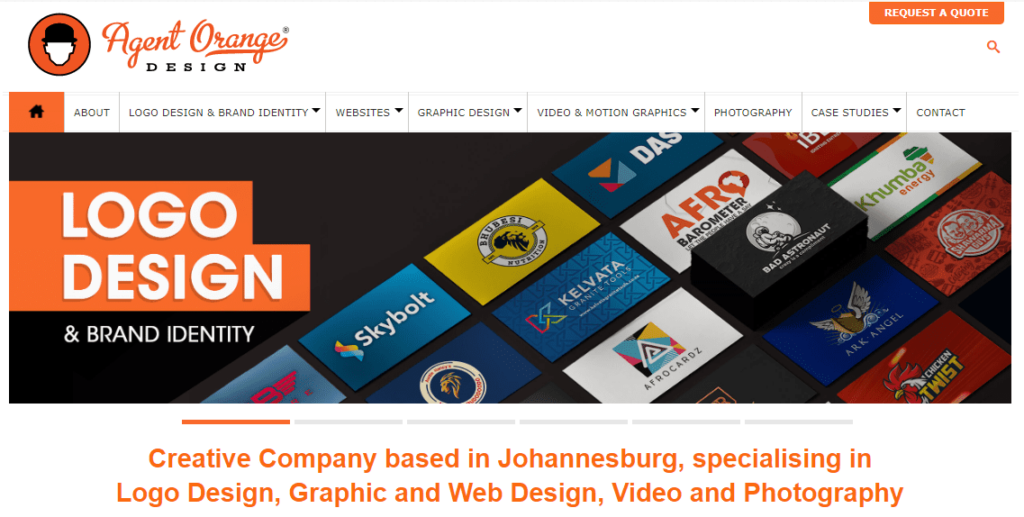 Agent Orange Design Homepage