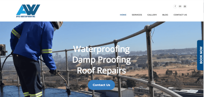 Apex Waterproofing Homepage