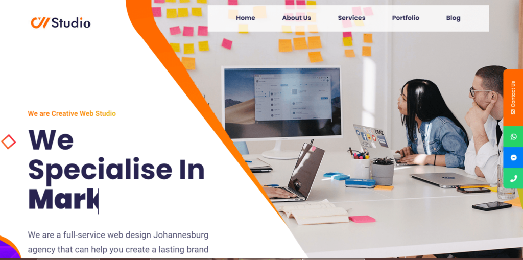 Creative Web Studio Homepage