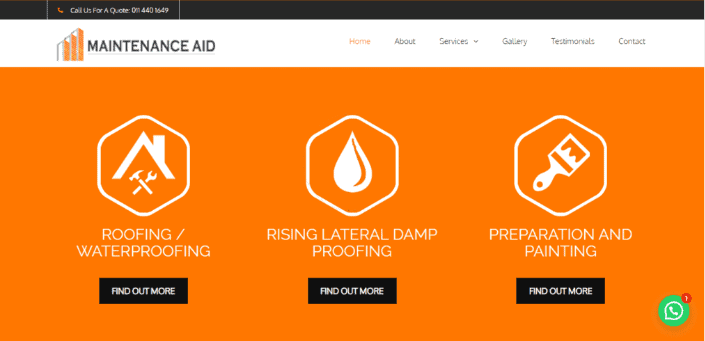 Maintenance Aid Homepage