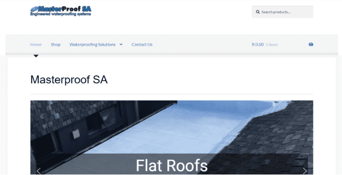 MasterProof SA Homepage