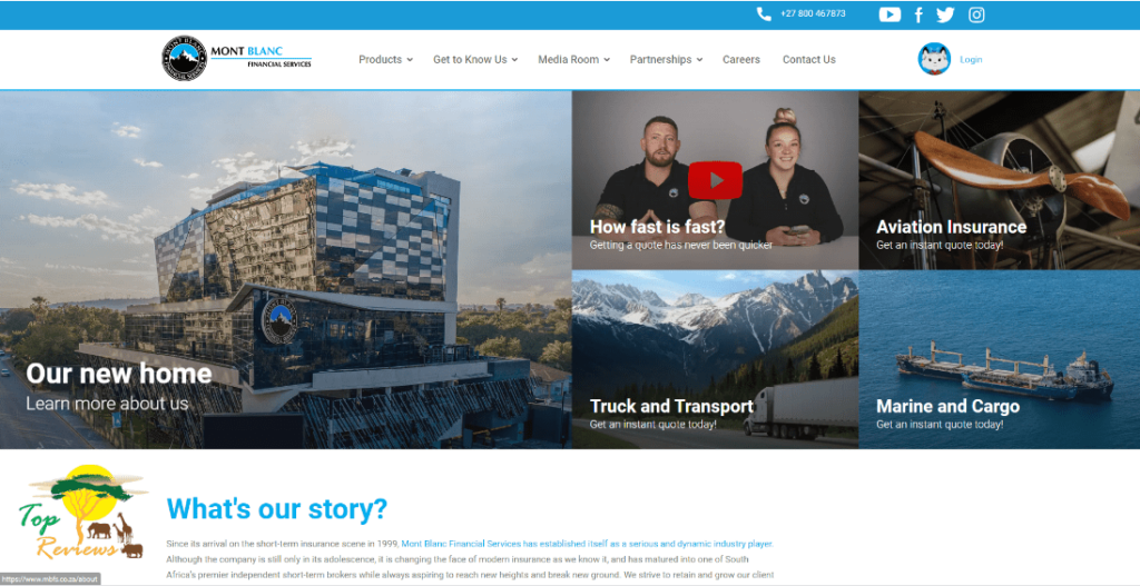Mont Blanc Financial Services (Pty) Ltd Homepage