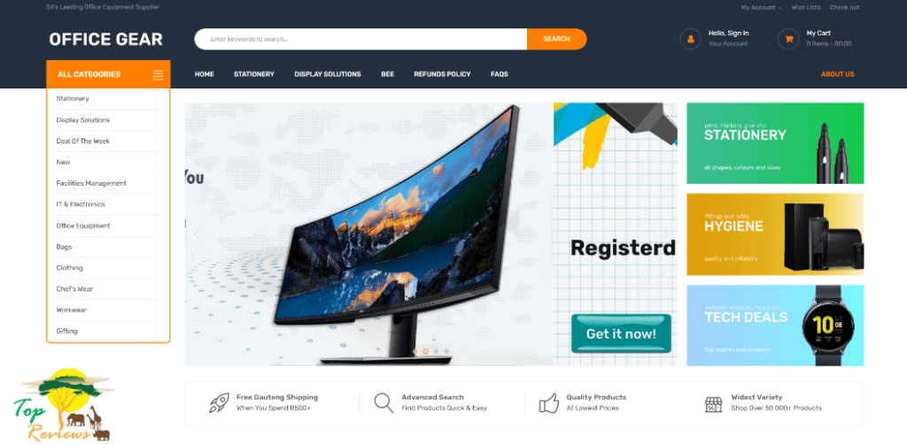 Office Gear Homepage