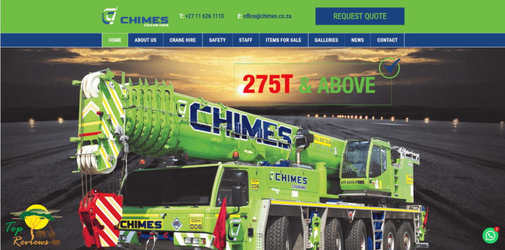Chimes Cranes Homepage