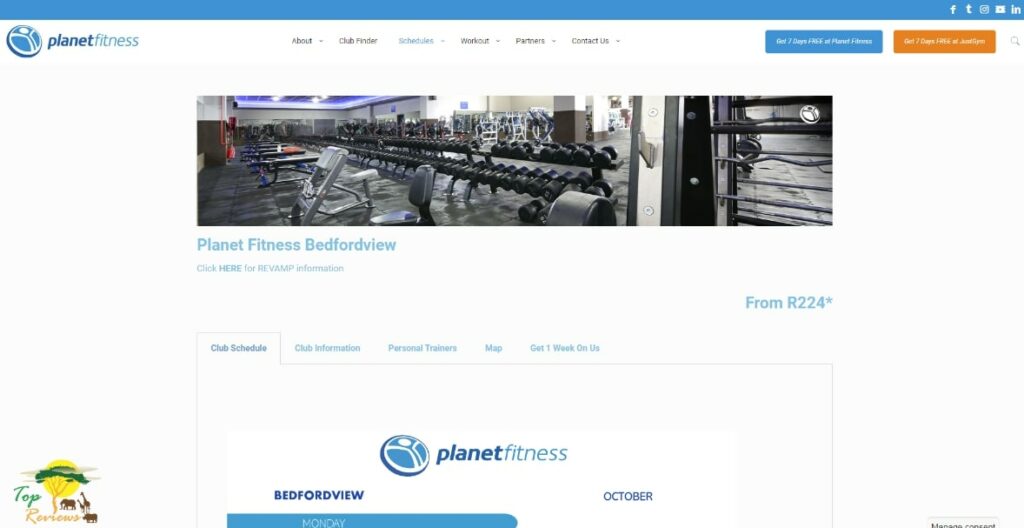 Planet Fitness Homepage