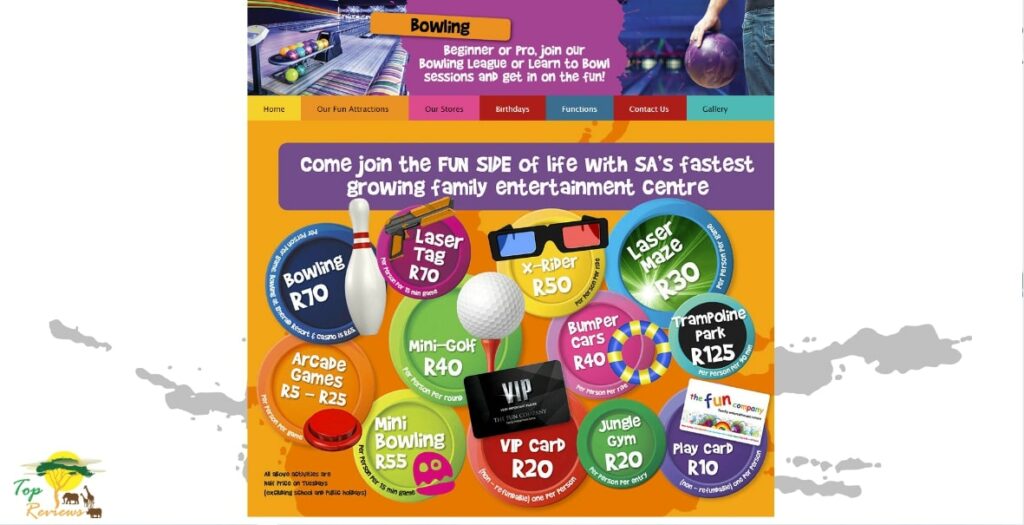 The Fun Company Zone Homepage