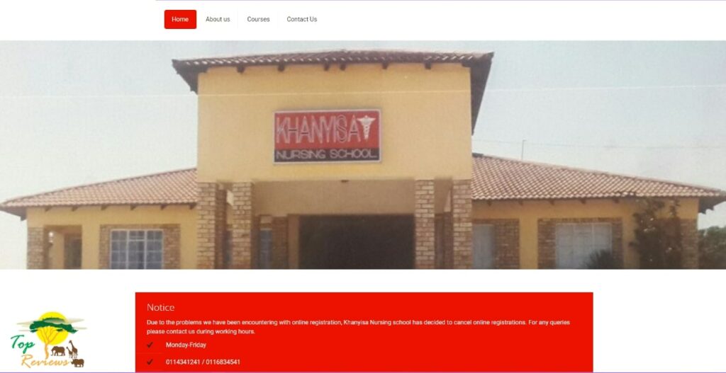 Khanyisa Nursing School Homepage