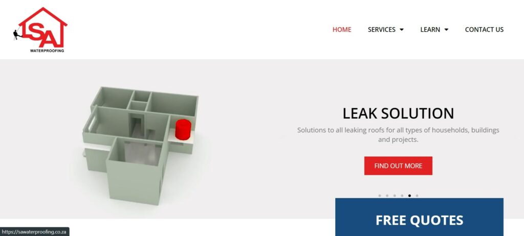 SA Waterproofing's Homepage