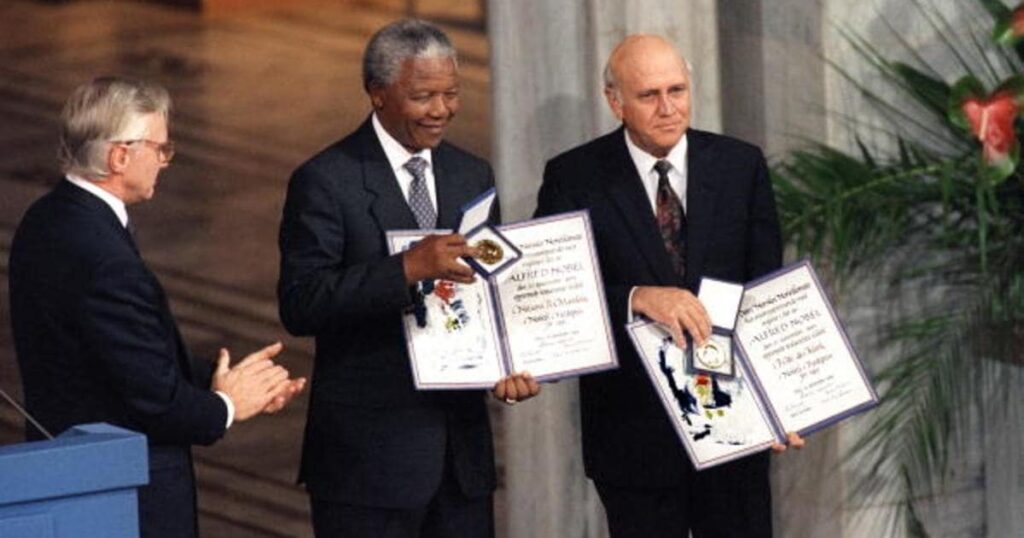 South Africa has two Nobel Prize winners who lived on the same street.