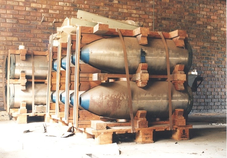 South Africa voluntarily discontinued its use of nuclear weapons.