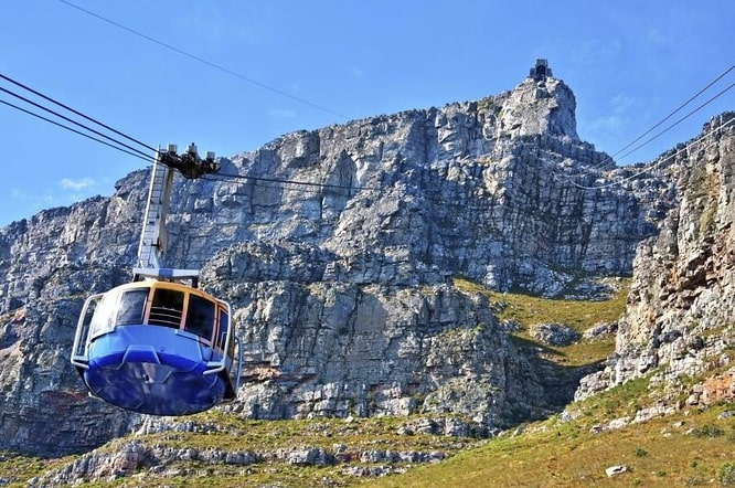 Ride an aerial cableway