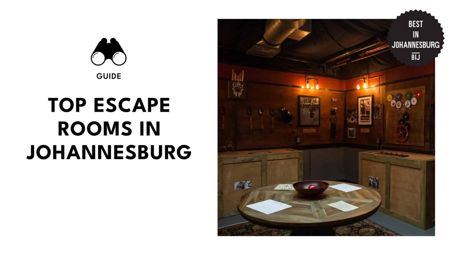 Escape the Ordinary: Top 10 Escape Rooms in Johannesburg [2026 ]